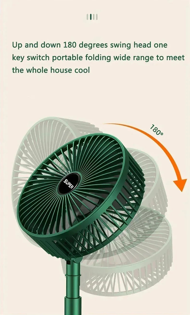 Mini Desktop Foldable USB Fan – Portable Low-Noise Electric Fan