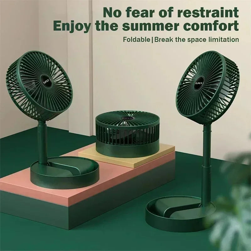 Mini Desktop Foldable USB Fan – Portable Low-Noise Electric Fan