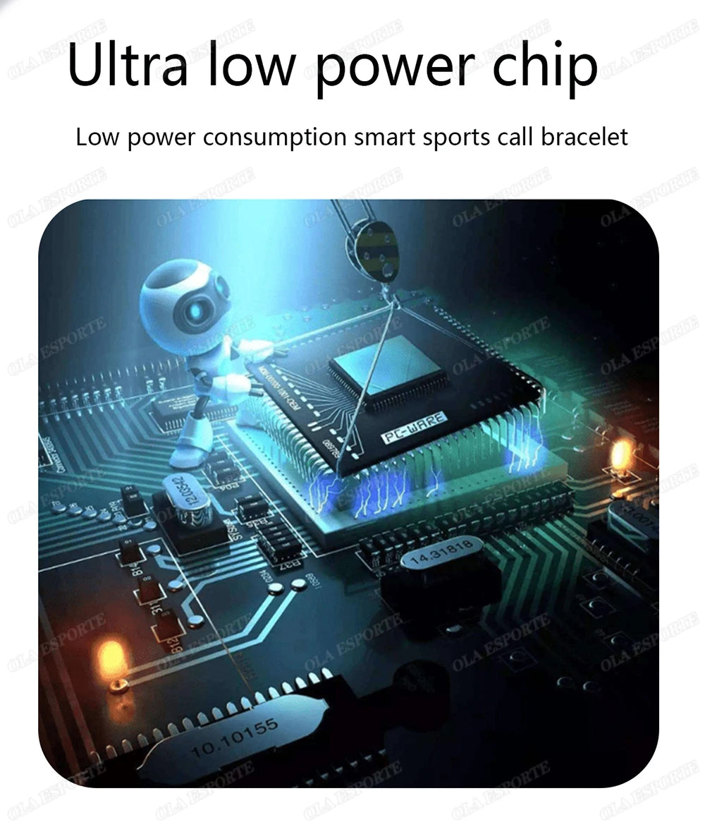 New 1.83” Smartwatch for Xiaomi – Bluetooth Call & Sports Mode