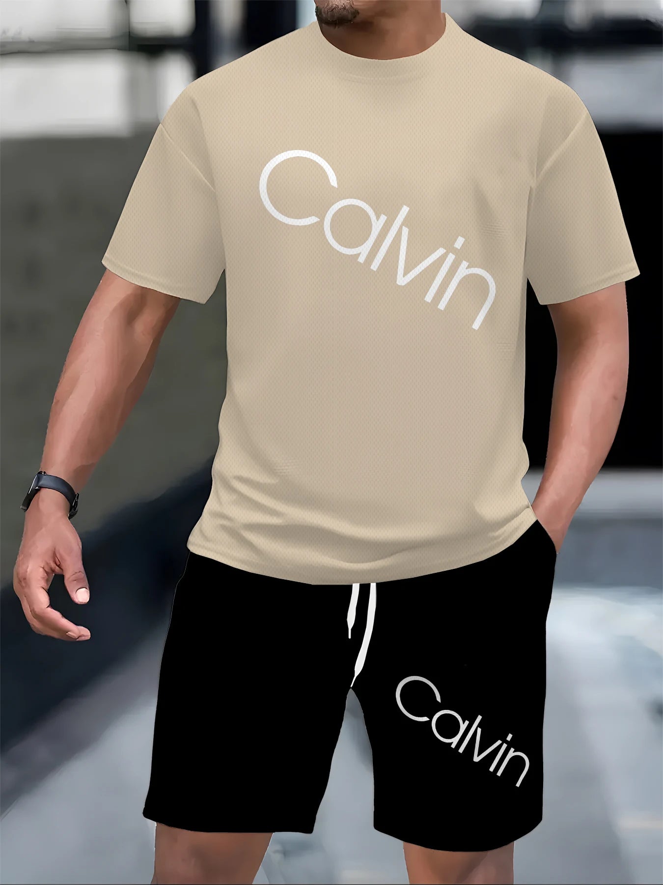 2025 Men’s Summer New T-Shirt & Shorts Set