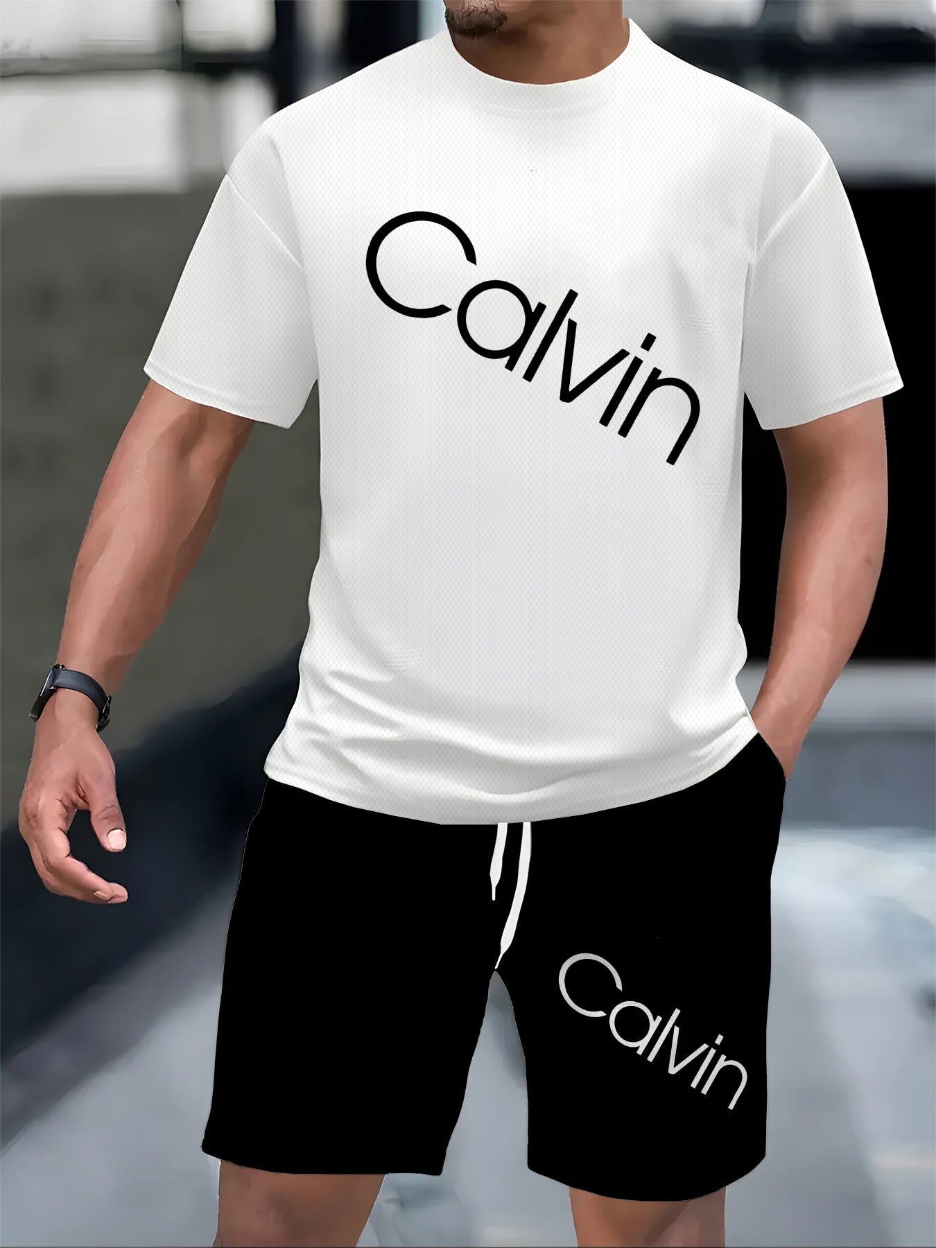 2025 Men’s Summer New T-Shirt & Shorts Set