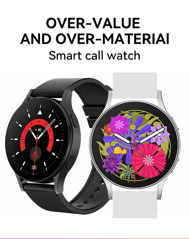 LAXASFIT Bluetooth Smartwatch 1.32” – Sporty Health Tracker for Men & Women