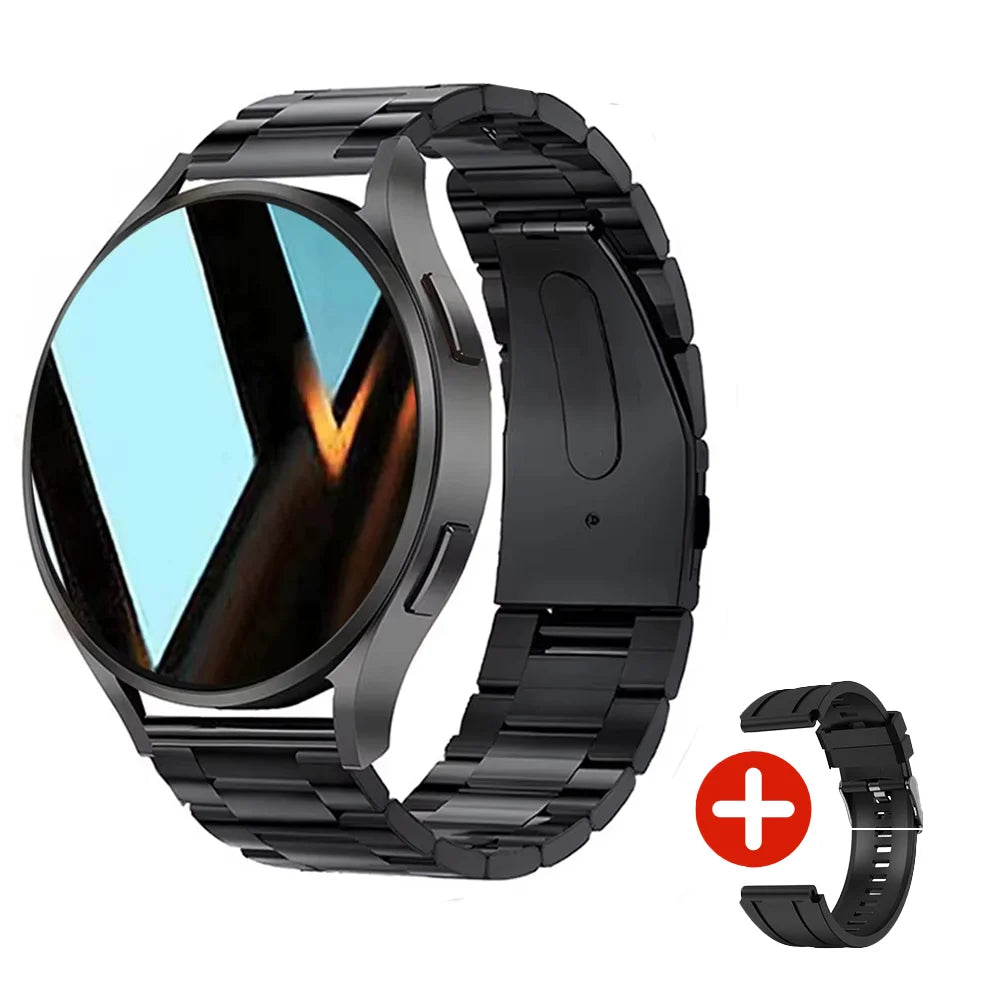 LAXASFIT Bluetooth Smartwatch 1.32” – Sporty Health Tracker for Men & Women