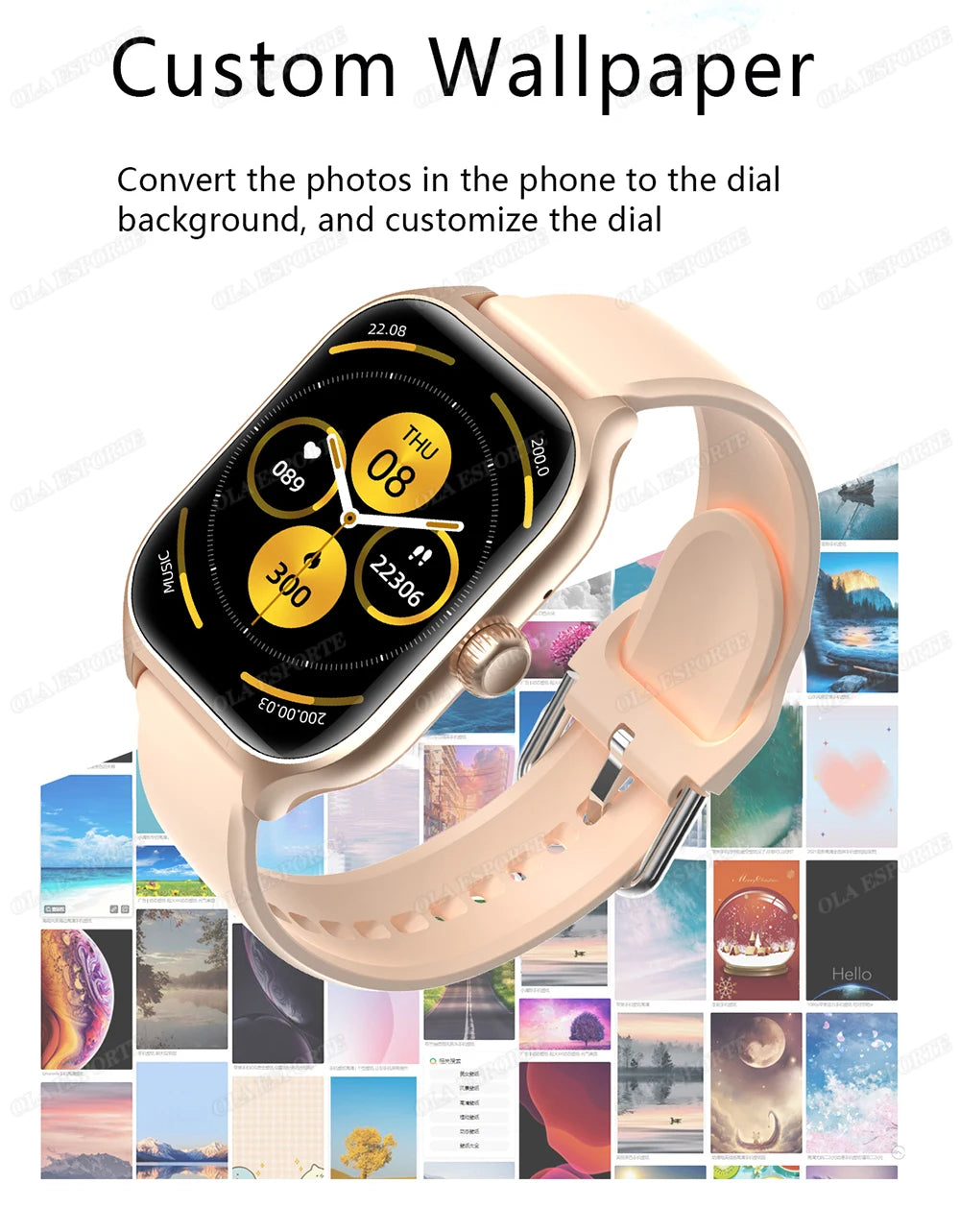 New 1.83” Smartwatch for Xiaomi – Bluetooth Call & Sports Mode
