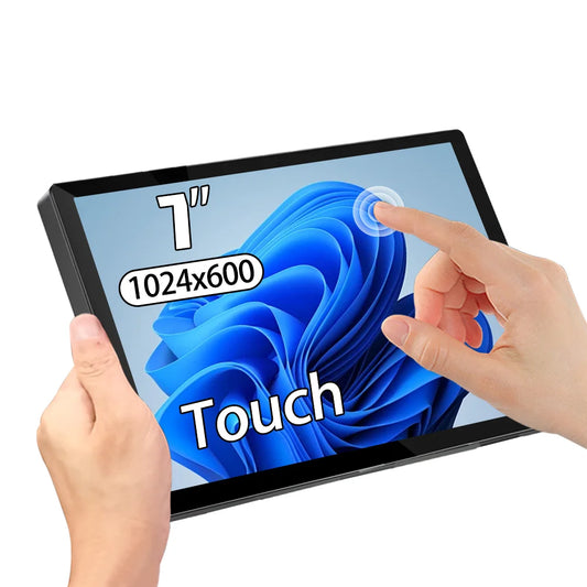 8/7” Touchscreen Portable Monitor – 1024x600 60Hz HDMI for PC & Laptop