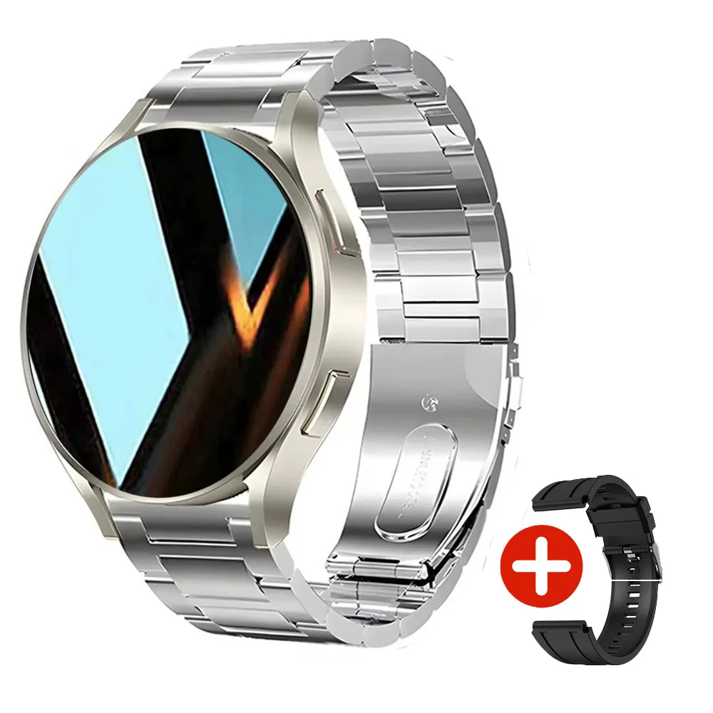 LAXASFIT Bluetooth Smartwatch 1.32” – Sporty Health Tracker for Men & Women